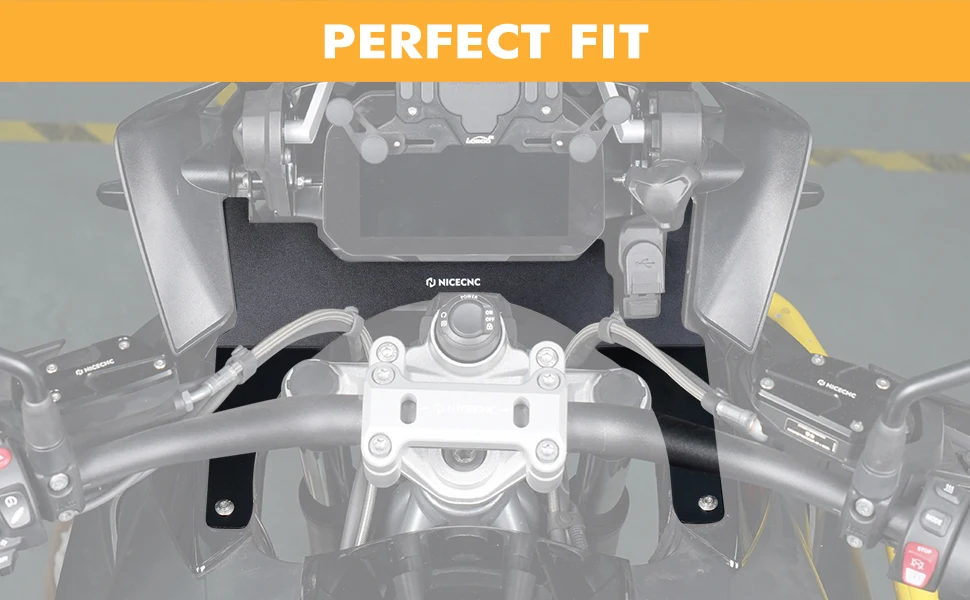 NICECNC Auspuffklappenabdeckung Silber - Für BMW R1250GS 2019-2023