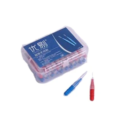 Горячая распродажа во внешней торговле, различные цвета на выбор, индивидуальный логотип, уход за полостью рта, межзубная щетка