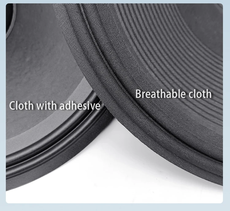 8" 10" 15"18" 21" Carbon Fiber Speaker Cone Dust Cover Cloth Edge Car