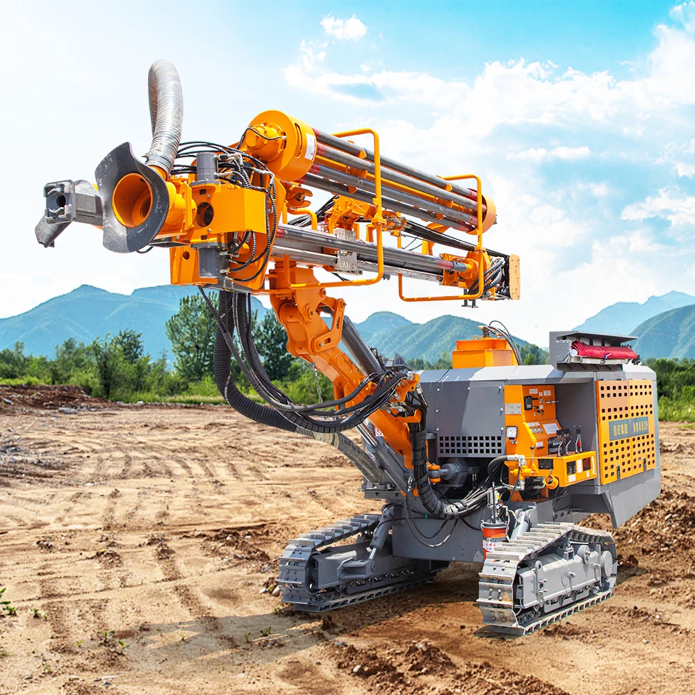 Alibaba.com: Hengwang HW-452H Crawler Mounted Blast Hole Drill Rig for ...
