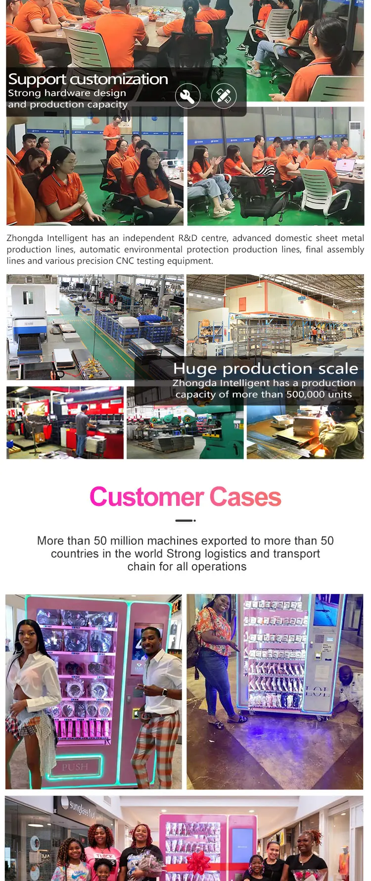 Attractive Design Eyelash Convenience Selfservice Store Hair Vending