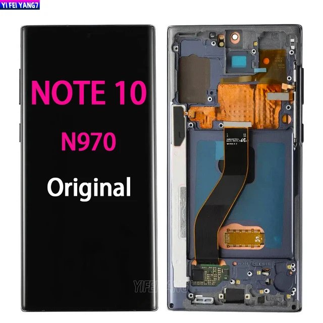 Note 10 Lcd Screen for samsung Note 10 SM-N970 6.3" Screen Replacement for samsung Note 10 Display