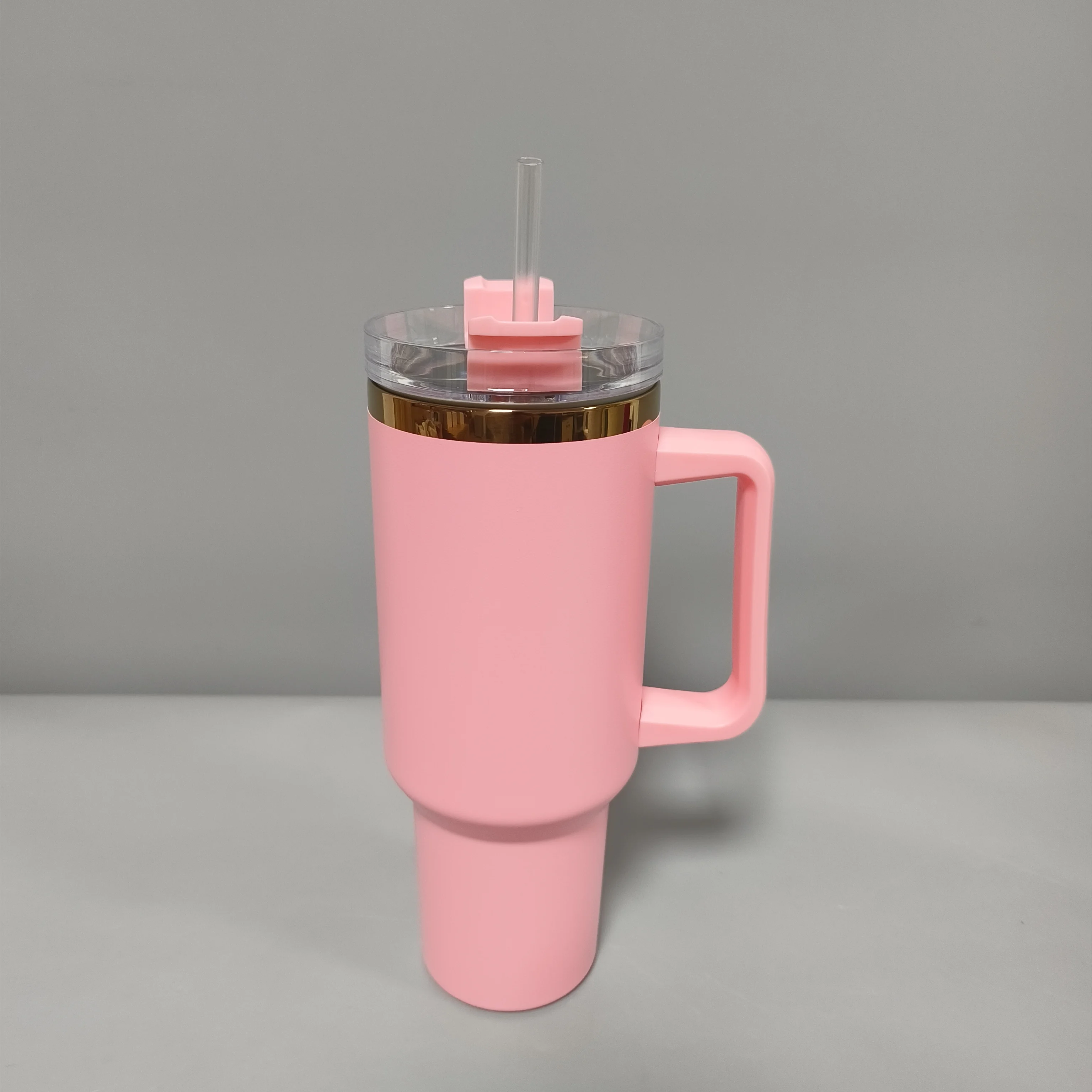 40oz Gold Copper Rainbow Plated Tumbler Stainless Steel Vacuum