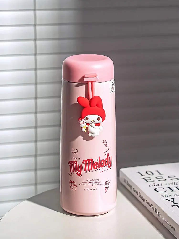 Kuromi Tumbler Cup Winter Kids Water Bottle Portable Cute Sanrio Cup ...