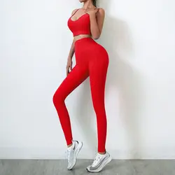 High Quality Seamless Yoga Wear Two Piece Gym Sets Clothing Women Sport Sets Sport wear