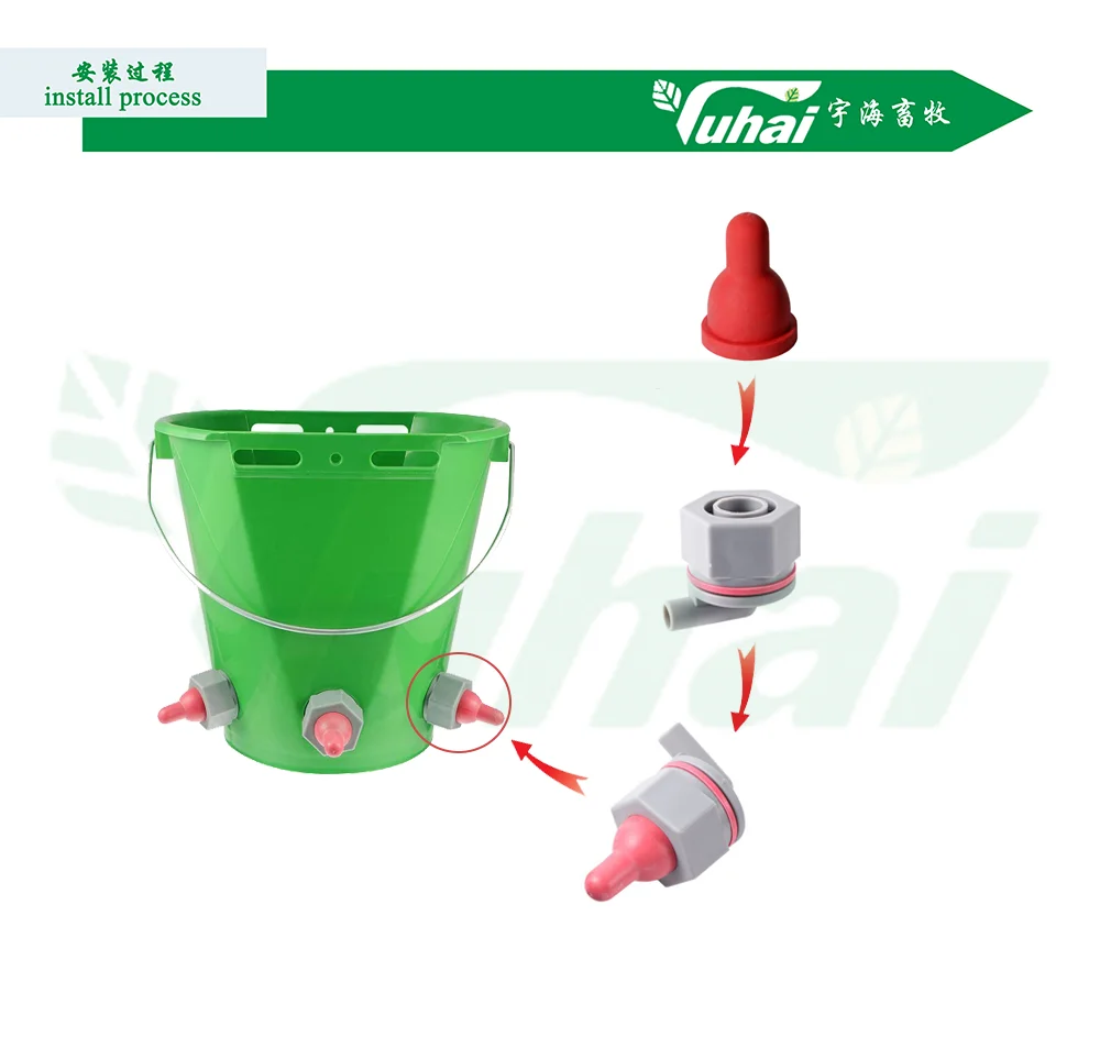 Rubber Nipples Feeding Nipples Calf and Goat Feeder Horse and Donkey Farm Animals Nursing Bottle for Cattle details