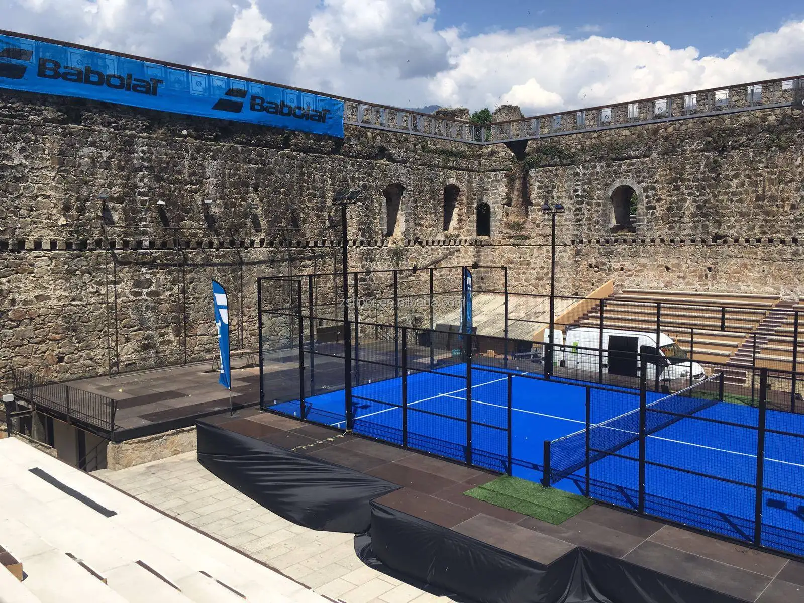 Full Professional Portable Paddle Tennis Court For Sale Padel Outdoor Paddle Tennis Court