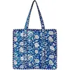 Royal Blue Floral Block Print 24