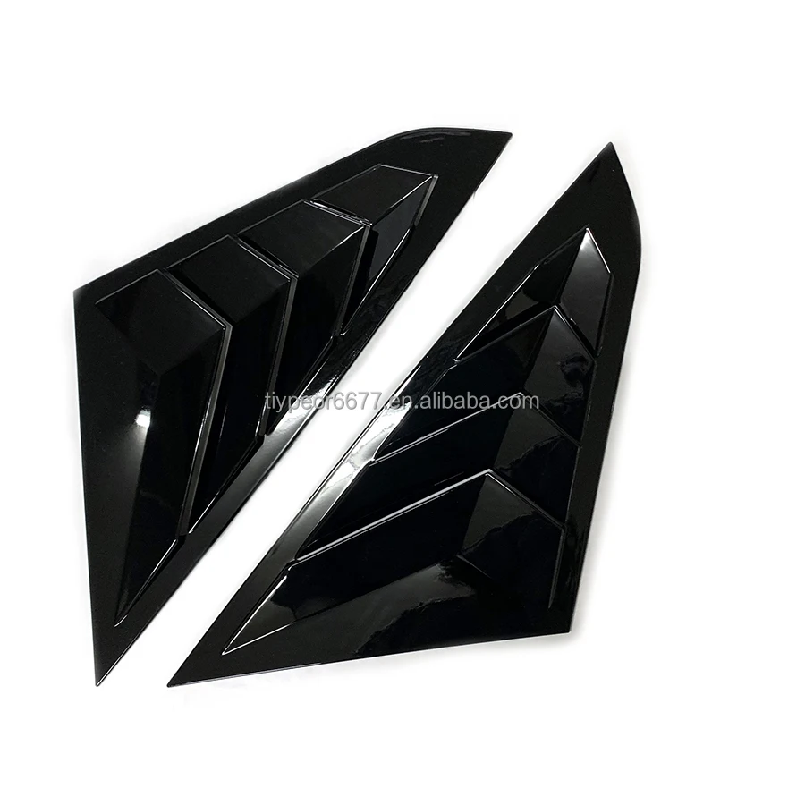 product tiypeor for toyota vios 2020   2023 rear window louvers   spoiler panel side louver vent trim accessory-10