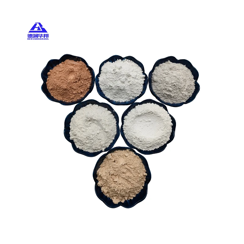 1250 Mesh Thickening White Clay Coating Rubber Ceramic Calcined Kaolin Raw Clay for Paper Application