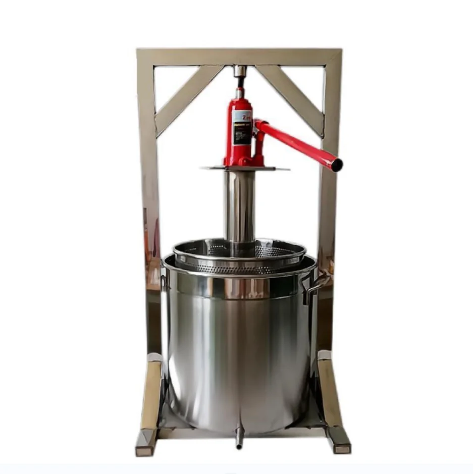 Commercial 36l Manual Hydraulic Jack Honey Press Machine Fruits And ...