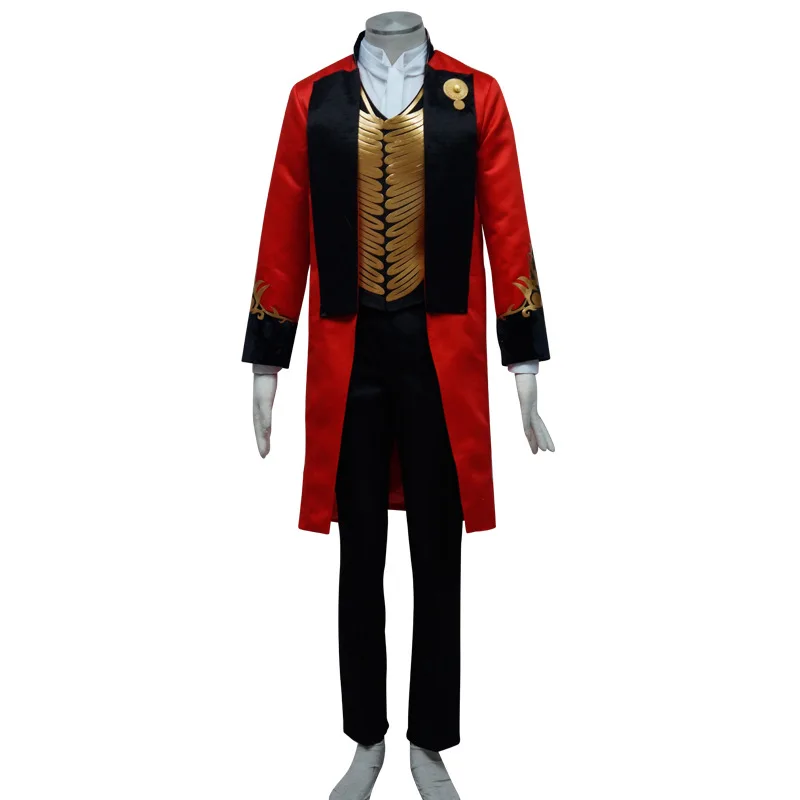 Adult Men Red Circus Ringmaster P.t. Barnum Greatest Showman Costume ...