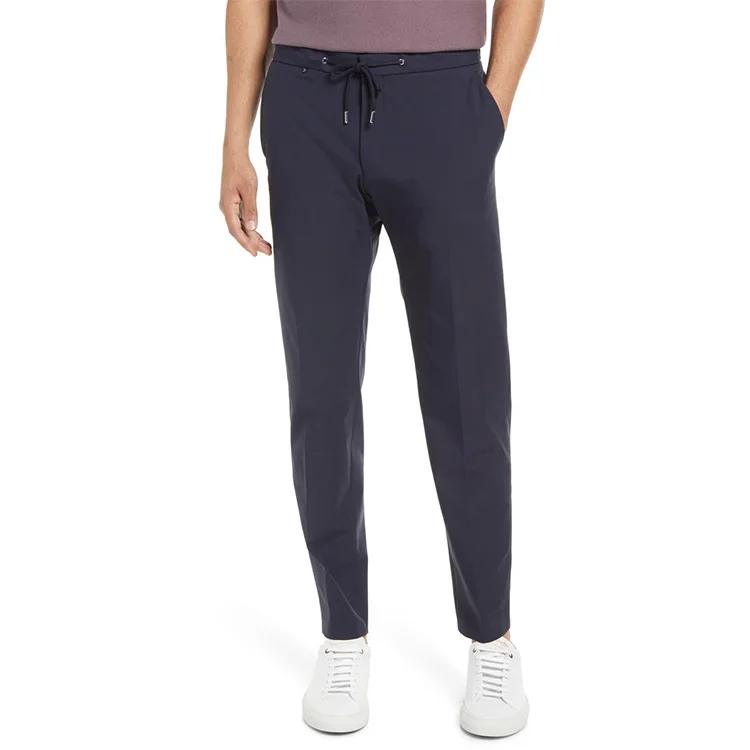 mens drawstring chinos