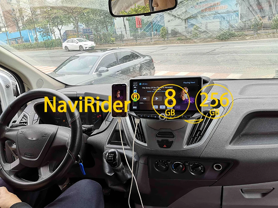 Autoradio Android 9 Pouces Pour Ford Transit Tourneo Custom 2013-2021 – Wireless CarPlay, Android Auto, 2Go RAM, 64Go ROM