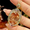Champagne pendant with Chopin chain