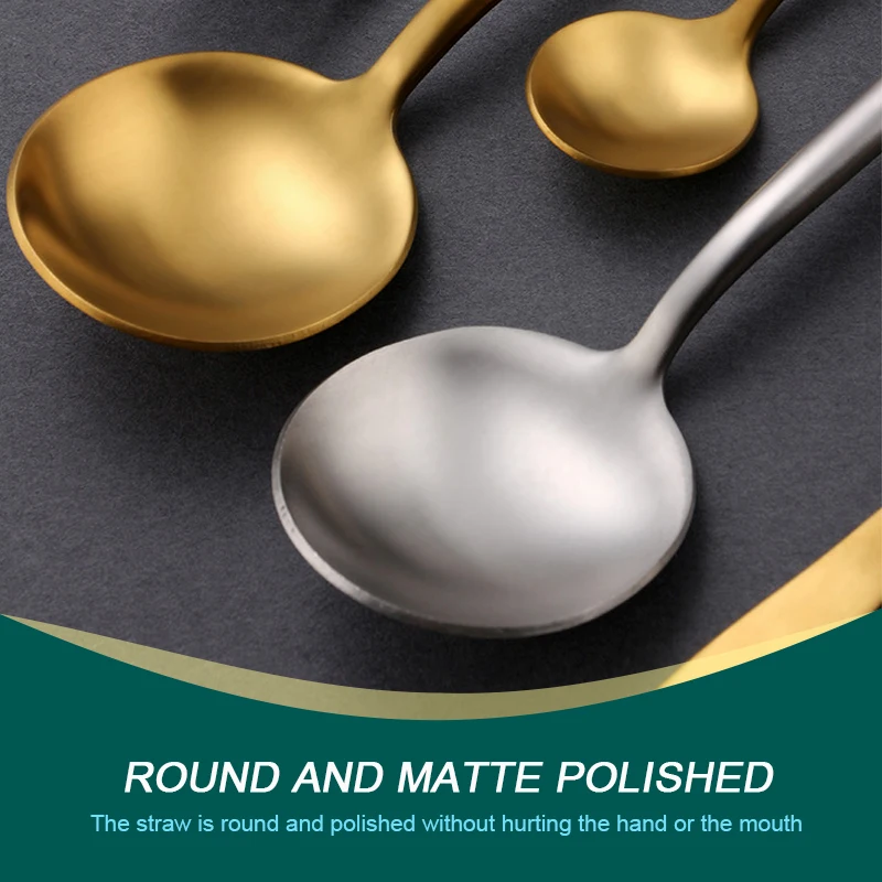 Portuguese Luxury Flatware Sets Silver And Gold Matte Polishing