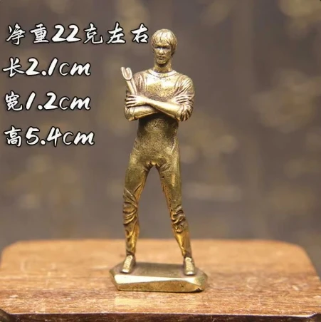 Antique Bronze Bruce Lee Sculpture for Home Decoration - OEM Available