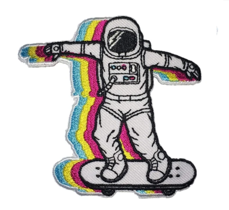 Custom Embroidered Embroidery Patch Iron on Clothing Designer Patches