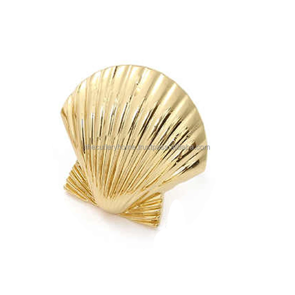 Brass Gold Finished Rooster Embossed Design Engraved Napkin Ring Tableware Decorative Accessories Royal Gold Napkin Ring