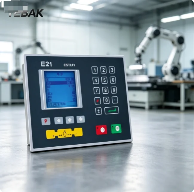 TEBAK E21 E21S Press Brake Control System, Bending Machine NC Controller for Multi Step Programming Accessories