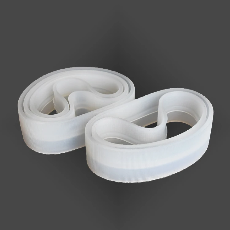 Translucent Silicone Sorting & Paging Machine Belt Timing Rubber Feeding & Pressing Plate OEM Customizable