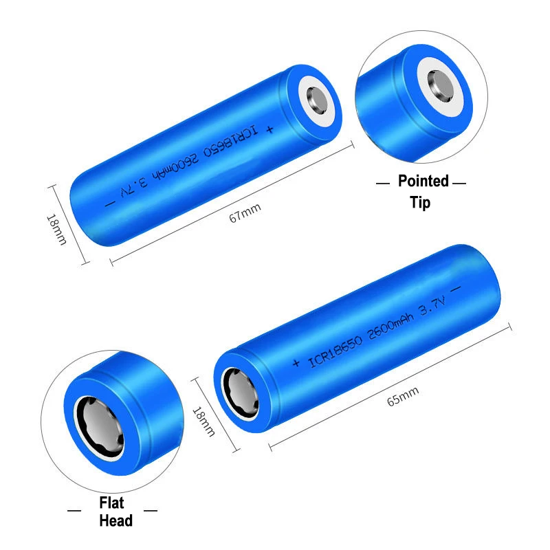 product high quality18650 3500mah 2600mah 2000mah 1500mah 37v 18650 rechargeable battery cell 1c 5c lithium ion batteries for ebike-1