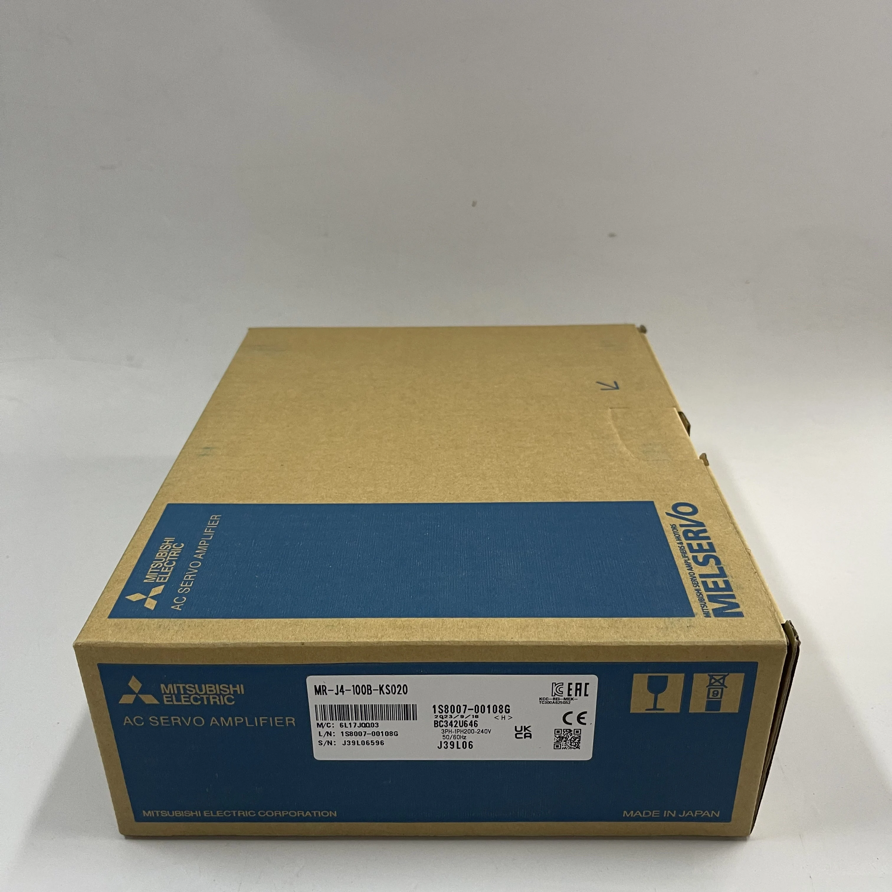 Mitsubishi AC Servo Amplifier MR-J4-100B-KS020