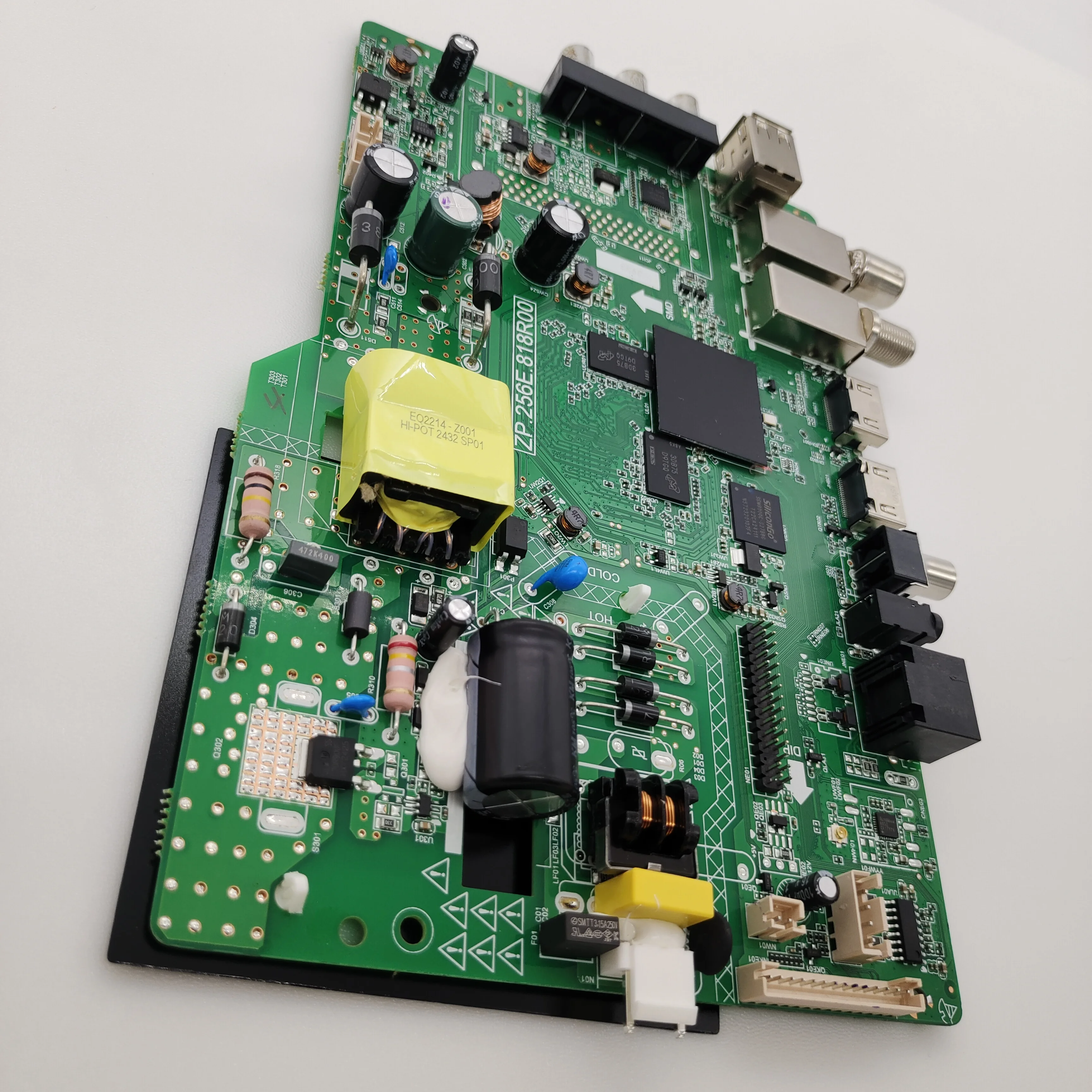 Placa-mãe LED ZP.256E.818R00 25W para TV com DVB-T2 e DVB-S2