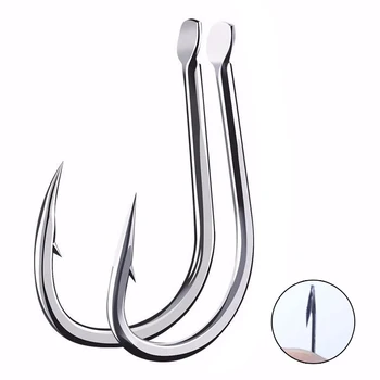 50pcs Strong Stainless Steel Tuna Fishing Hooks 5/0-13/0 Galvanized Saltwater Fishhook with Big Game Barbed for Fishing| Alibaba.com 50pcs Strong Stainless Steel Tuna Fishing Hooks 5/0-13/0 Galvanized Saltwater Fishhook with Big Game Barbed for Fishing| Alibaba.com