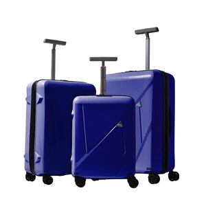 PP Luxury Portable Hardshell Trolley Luggage 28 Inch Large Capacity Aluminium Trolley System Rolling Suitcase