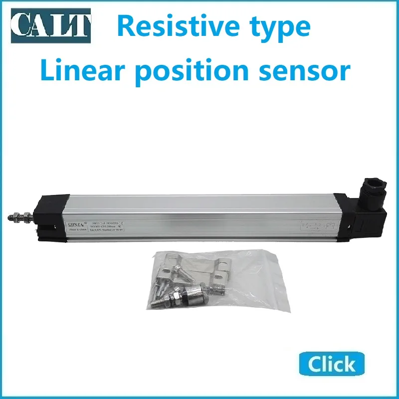 2000mm Linear Displacement Sensor with 4-20mA, 0-5V, and Potentiometer ...
