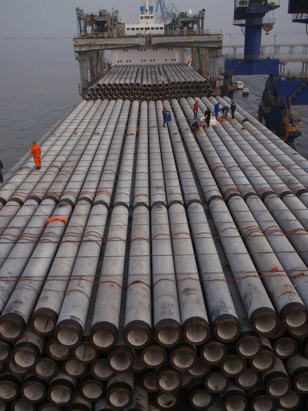 Jetty Construction High Strength Prestressed Concrete Spun Pile Precast ...