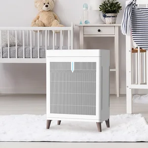 Innovative Design Powerful Performance Electric Air Cleaner Speeds Higher 300 CADR Easy Placement Smart Air Filter for Home