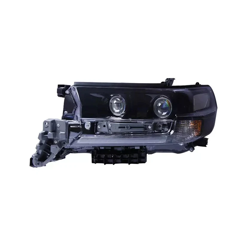 product aftermarket auto parts headlights modification black white headlamp for toyota land cruiser lc200 2016 2021-35