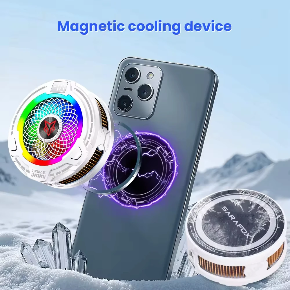 Sarafox 28W X10 High-Speed Cooling AI Smart Back Clip Magnetic