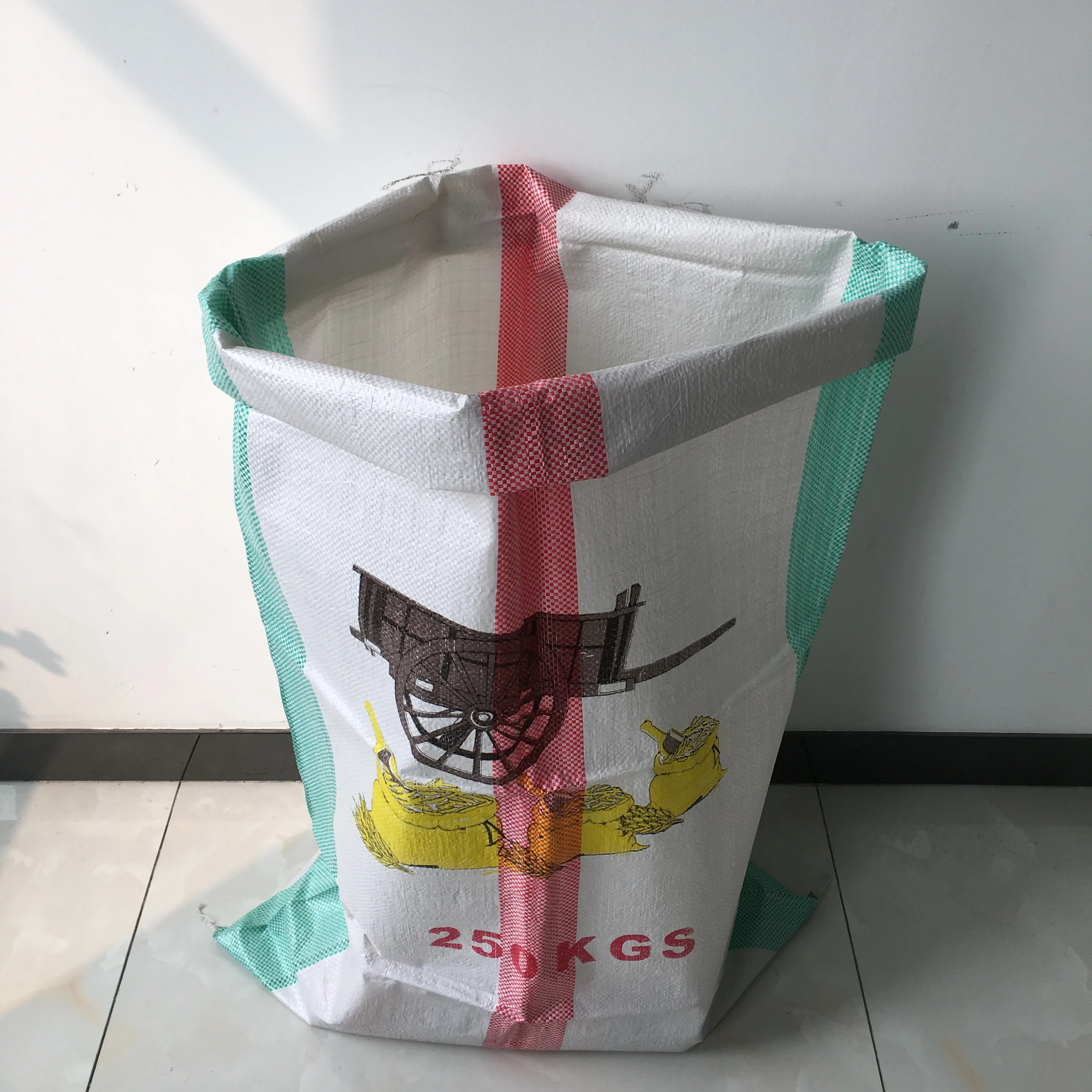 Grand sac tissé en PP de grande capacité, sachet d'emballage en