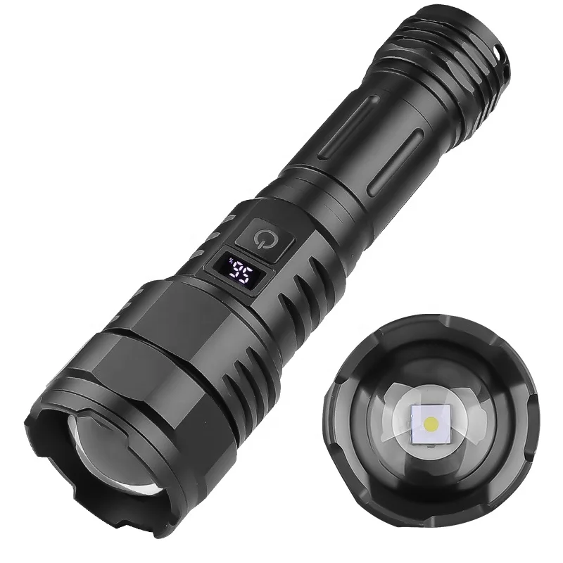 1000 Meters Long Range Flashlight 30w White Led Zoom Focus Led Torch ...