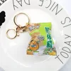 Pendentif breloque omelette aux huîtres-fermoir mousqueton