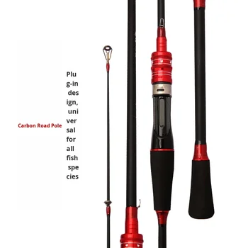 CHEERY Carbon Lure Rod Wholesale Adjustable Medium Slow Action Bass Fishing Rod Right Hand Ocean Beach – Rod – view 5