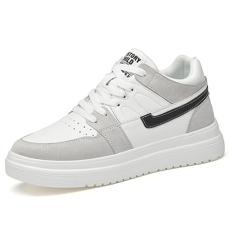 ZC Men's Height Increasing Shoes with Men's Casual Shoes with High Top Blackboard, Men's Lifting Shoes