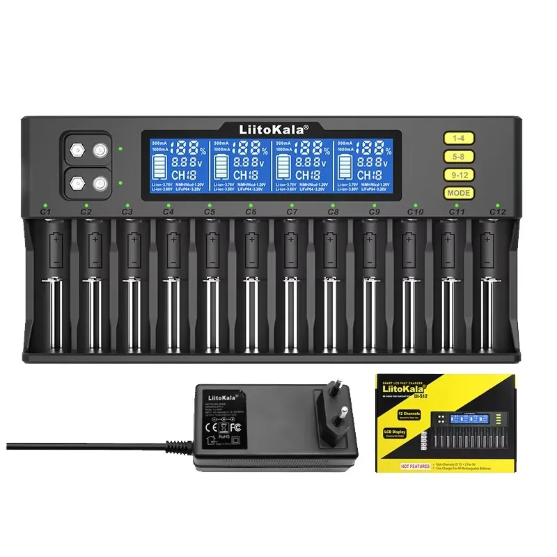 Docooler Chargeur de Batterie LiitoKala LII-S8 Li-ION 3.7V NiMH 1.2V Li Docooler Chargeur de Batterie LiitoKala LII-S8 Li-ION 3.7V NiMH 1.2V Li
