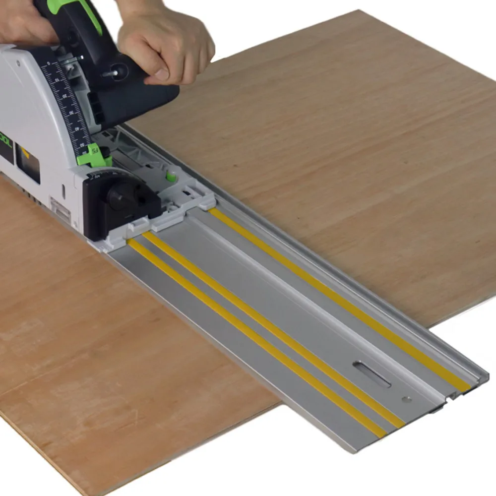 Fafeicy Universele Track Saw Guide Rail - Verstelbare Klemset 50 Inch Voor 7-1/4" Cirkelzagen