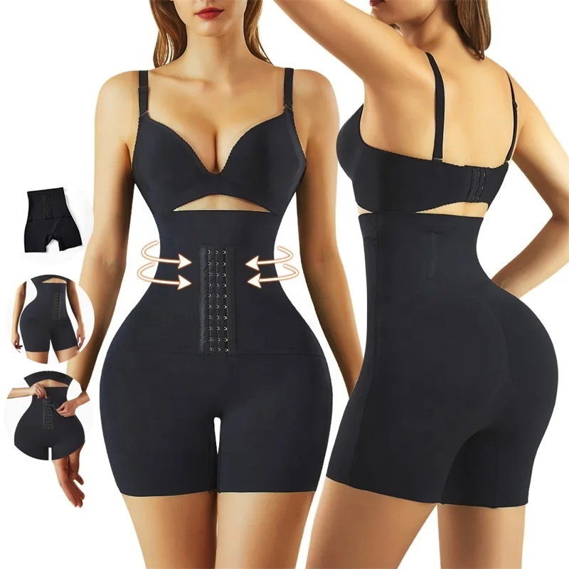 product wholesale sweat girdle women body wrap cincher corset trimmer double belt girdle waist trainer shaper tummy control shaperwear-10
