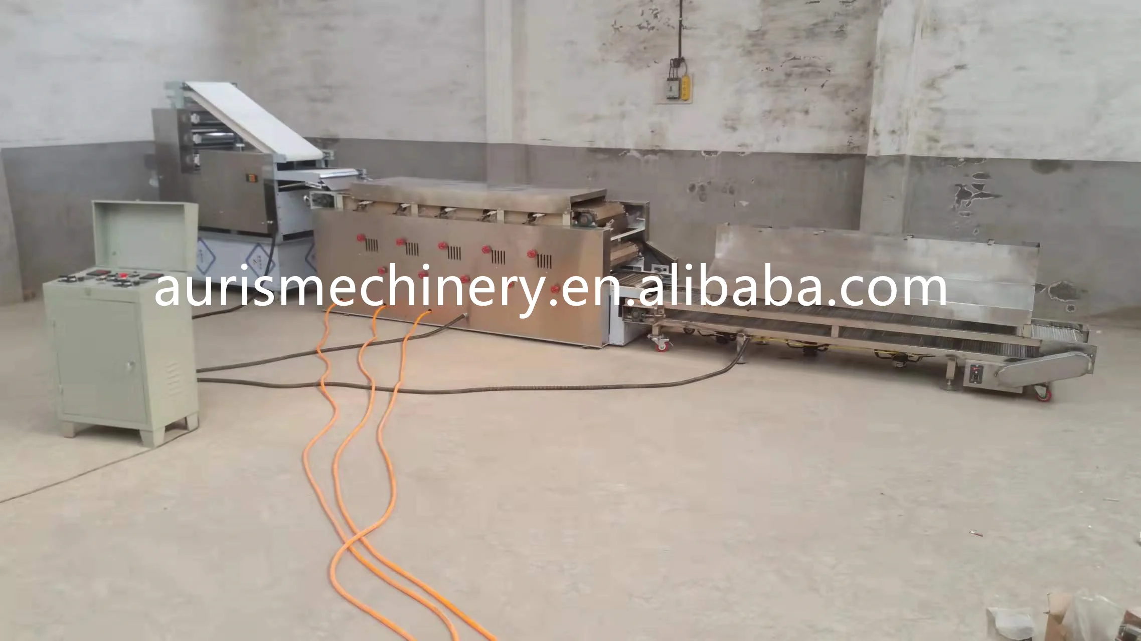 Electric Commercial Automatic Arabic Flatbread Tunnel Oven Pita Roti