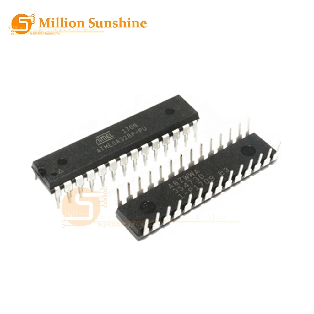 New and Original  Atmega328-Pu MCU Atmega328p ic Atmega328p Dip 28 Atmega328p Pu manufacture