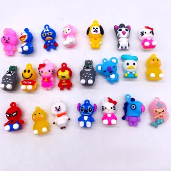 Cheap price mini toys for capsules rubber figure toys for making keychain