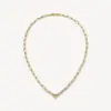 gold plated Paper clip chain