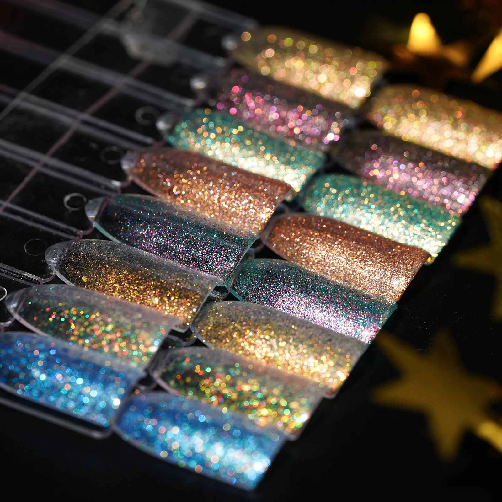 ICE NOVA Mermaid Gel Polish New Arrival Pink Glitter Cosmetic Mixed Color Sequins Hema Free 10ml/15ml/1kg Bulk With Custom Logo
