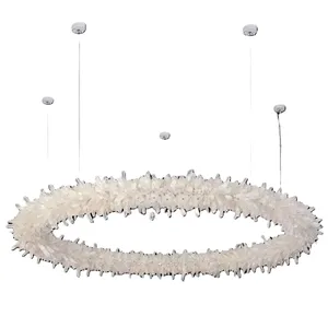 Lamps Natural Rock Crystal Chandelier Living Room Dining Room Hotel Villa Bedroom Modern Fashion Decorative Lights