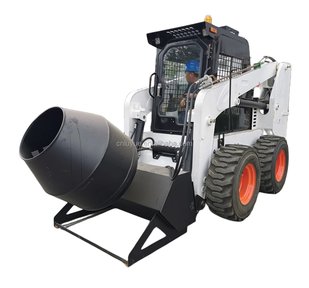 New Skid Steer Concrete Mixer Skid Steer Concrete Mixing Bucket